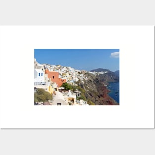 Oia, Santorini, Greece Posters and Art